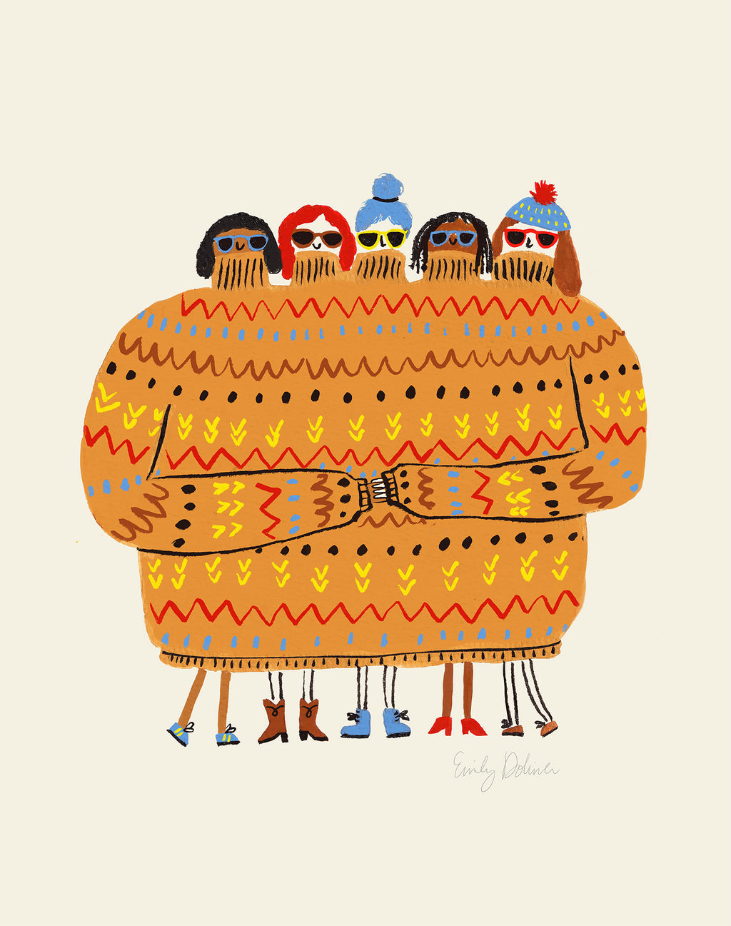 Wool Gang 11"x14" Art Print